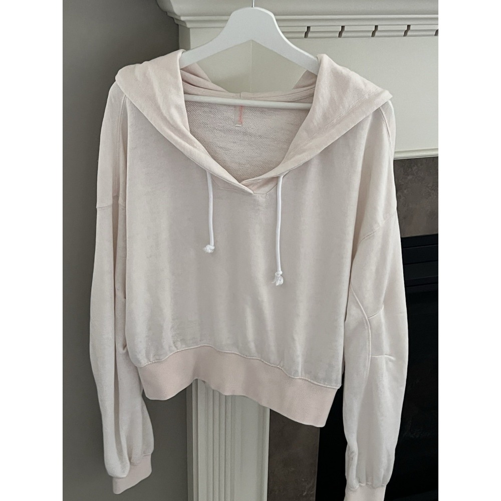 Free People FP Movement Women's Cropped Pullover Hoodie Size S